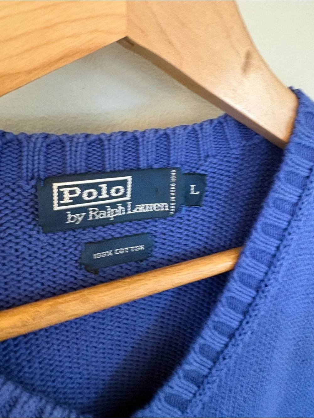 Polo by Ralph Lauren Royal Blue V-Neck Sweater Vest